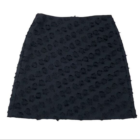 NWT Loft Black Eyelash Skirt Women's Size 2 - Picture 1 of 6
